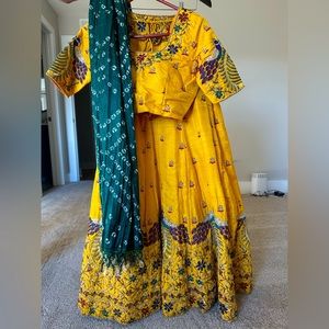 Yellow lehenga